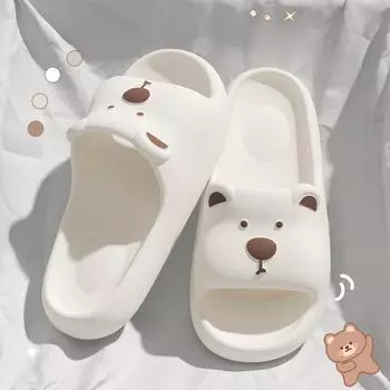 Детские тапочки для мальчиков летом, для маленьких мальчиков дома, для купания в помещении, противоскользящие и прохладные тапочки для девочек 30-31 белый
