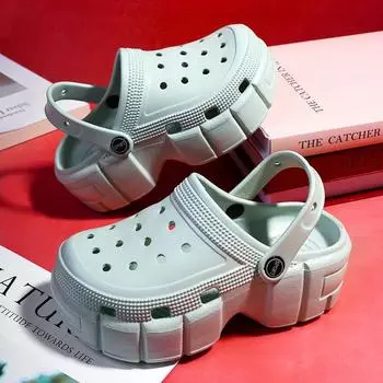 Детские тапочки Hole для дома, нескользящие, для детей среднего и старшего возраста, повседневная верхняя одежда, пляжные детские сандалии 24 грязно-белый