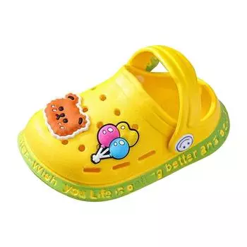 Детские тапочки, летние милые детские тапочки с мультяшной подошвой на мягкой подошве Baotou 20