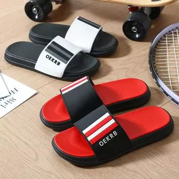 Детские тапочки, мужская летняя модная верхняя одежда, новые модные студенческие индивидуальные нескользящие средние детские уличные пляжные классные тапочки 30/31