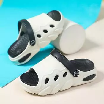 Детские тапочки с мягкой подошвой, нескользящие, сандалии для мальчиков и девочек, легкие и удобные в носке, одним словом, перетаскивание 24