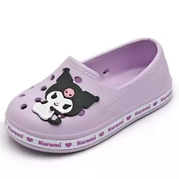 Детские тапочки Sanrio Kuromi Never EVA Indoor Shoes, популярный персонаж в Корее