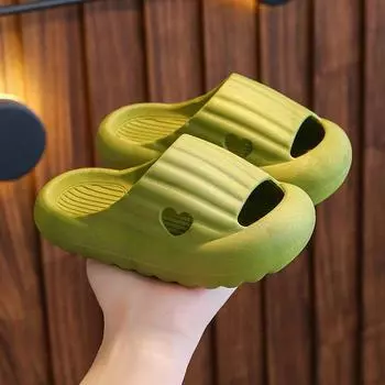 Детские тапочки TWINFLAMES для мальчиков и девочек, домашние нескользящие тапочки для ванной, бесшумные сандалии с защитой от запаха, детские сандалии 24-25 розовый