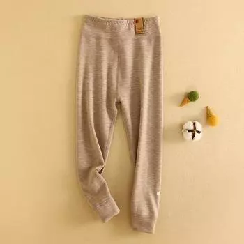 Детские теплые брюки из немецкого бархата и шерсти: Уютные осенне-зимние леггинсы для мальчиков и девочек из толстого и тонкого бархата. 130cm (45-55 lbs)