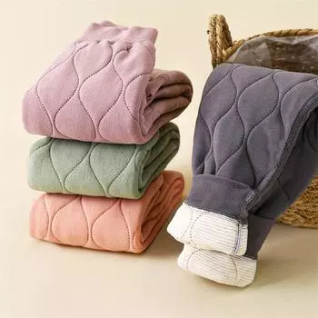 Детские теплые штаны, осенне-зимняя новая школьная форма, артефакт, хлопковые штаны для мальчиков, леггинсы для девочек, для студентов 90cm серый