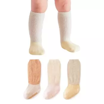 Детские толстые детские мягкие и детские детские 3 пары носков [HAYAHARU], носки, противоскользящие, милые, удобные, теплые, носки, носки, осень, зима,