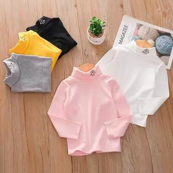 Детские топы с рисунком совы для малышей, осенне-зимняя водолазка для мальчиков и девочек, футболка с длинными рукавами для девочек, детская одежда 2T(90) белый