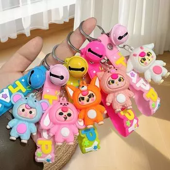 Детские три мультфильма милый брелок для девочек аниме креативный брелок детские ювелирные изделия аксессуары