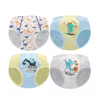 Детские трусики 4 шт. Трусы для мальчиков Детское нижнее белье Детское нижнее белье L