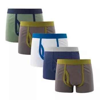 Детские трусы-боксеры для мальчиков, трусики, детское нижнее белье, 5 шт. 130