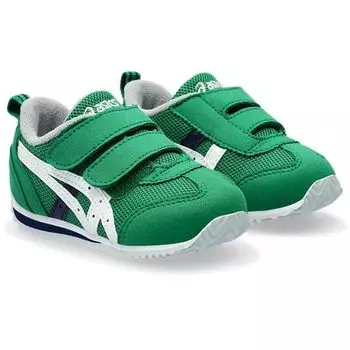 Детские туфли Basic Low Cut 2 Belts 235 см [Sukusuku] Зеленый/Белый 14.5