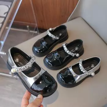 Детские туфли для девочек 26 чёрный