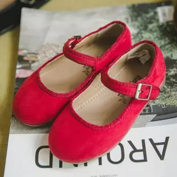 Детские туфли Jam для девочек Sasha Flat Red-Y091 130