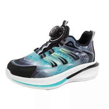 Детские туфли на пуговицах, осенние, новые, для мальчиков, дышащие, кроссовки для бега, спортивная обувь для мальчиков, повседневная обувь с мягкой подошвой для студентов 26