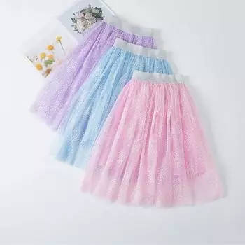 Детские юбки для девочек, блестящая танцевальная балетная пачка, детская одежда, хлопковые кружевные модные юбки с пайетками, праздничная одежда, От 3 до 12 лет 160 синий