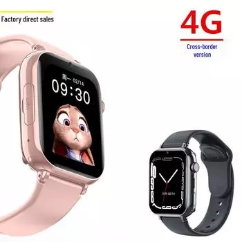 Детские умные часы 4G с видеозвонком и удаленной камерой — детский телефон и планшет. LT36 синий