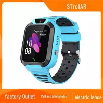 Детские умные водонепроницаемые часы Q16s: Функции вызова, местоположения и фото для мальчиков и девочек foreign version чёрный