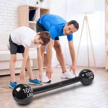 Детские утолщенные из ПВХ надувные игрушки со штангой, детские гантели для фитнеса, спортивная игрушка