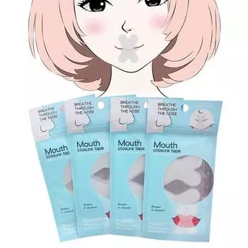 Детские Взрослые Наклейки Против Храпа Наклейки С Закрытым Ротом Для Спящих Пластырь Коррекции Дыхания Пластырь Заткнись Ортезная Лента