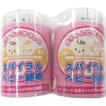 Детские ватные палочки спиральные 200 шт. x 2P