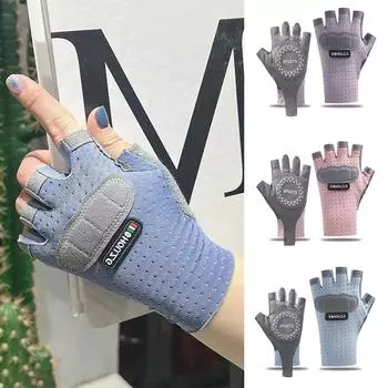 Детские велосипедные перчатки, детские перчатки для катания на коньках с половиной пальца, перчатки для горного велосипеда, спортивные перчатки для мальчиков и девочек, аксессуары для велосипеда M