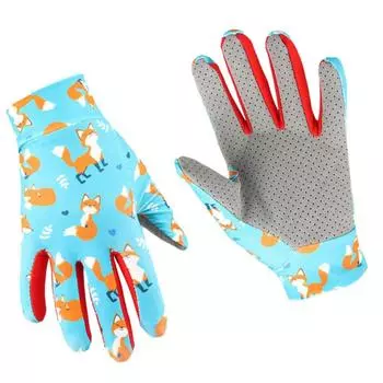 Детские велосипедные перчатки, защитные перчатки из ледяного шелка для детей, перчатки с полными пальцами для малышей, для катания на роликах, рыбалки, катания на коньках Poland