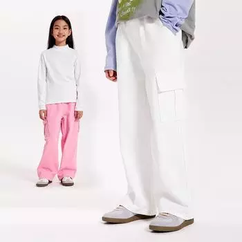 Детские весенние комбинезоны в стиле ретро с широкими штанинами для мальчиков и девочек среднего и крупного размера 150 cm розовый