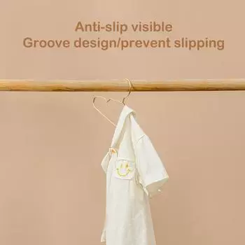 Детские вешалки для сушки, прочная маленькая металлическая проволока, вешалки для домашних животных, для собак, кошек, золотая металлическая вешалка для одежды и рубашек с пазами