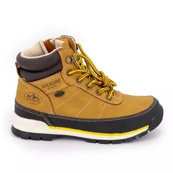 Детские высокие кеды золотисто-коричневого цвета DOCKERS BY GERLI 30 коричневый