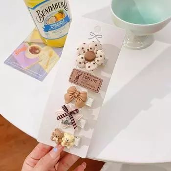 Детские заколки для волос - Маленький размер, Не повреждающие нежные волосы, Заколки для пушковых волос, Очаровательные заколки-бантики для маленьких девочек