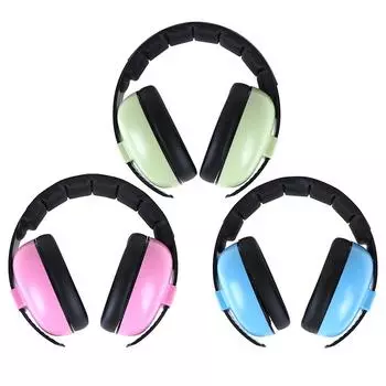 Детские защитные наушники для сна, шумоизоляционные наушники, защитные противошумные наушники зелёный