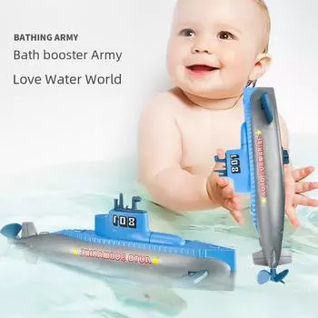 Детские заводные игрушки для ванны «Подводная лодка» — водные игры для бассейнов и живописных мест