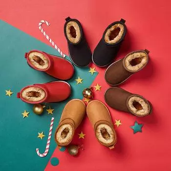 «Детские зимние ботинки 2024 года»: Теплые бархатные зимние ботинки для мальчиков и девочек. 15.5cm (Size 25) кофейный