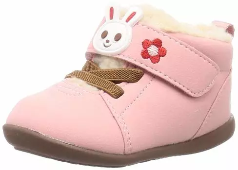 Детские зимние ботинки розовые 13 см 2E [MIKI HOUSE] 13-9304-822 розовый