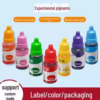 Детский 10 мл цветной пигмент для самодельного слайма и кристальной грязи