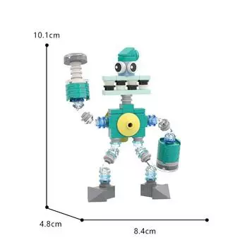 Детский 3D Wubbox My Singing Monster, пластиковый игровой конструктор для подростков и детей