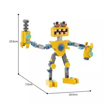 Детский 3D Wubbox My Singing Monster, пластиковый игровой конструктор для подростков и детей