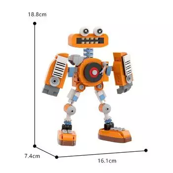 Детский 3D Wubbox My Singing Monster, пластиковый игровой конструктор для подростков и детей