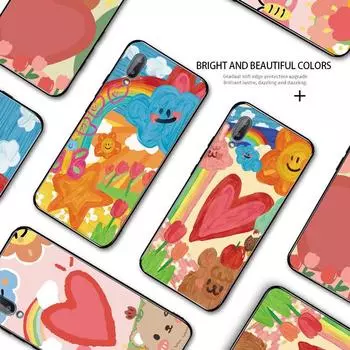 Детский акварельный рисунок, чехол для телефона, дизайн корпуса для девочек и мальчиков Samsung A01