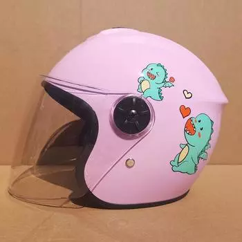 Детский электрический аккумуляторный автомобильный шлем серый для мужчин и женщин, детский, всесезонный, универсальный, зимний, термобелье для малышей Ordinary