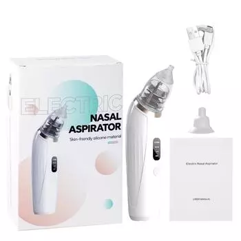 Детский электрический назальный аспиратор для новорожденных, устраняющий заложенность носа