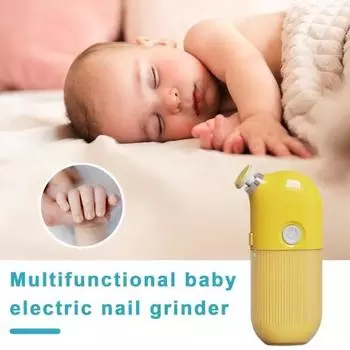 Детский электрический триммер для ногтей с 6 шлифовальными головками, 2-скоростной регулируемый аккумуляторный автоматический кусачки для ногтей, многофункциональный для ногтей на ногах и руках розовый