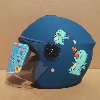 Детский электрический велосипед мотоцикл женский шлем детский шлем детский подшлемник зимний теплый всесезонный универсальный полушлем ordinary lining + ordinary lens