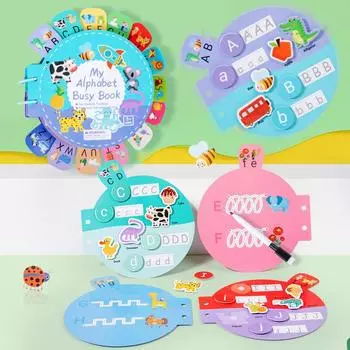 Детский английский Раннее образование Мышление Просвещение Тихая паста Книги Игрушки Развивающие игрушки Детский алфавит Тихая книга Игра 1Kg