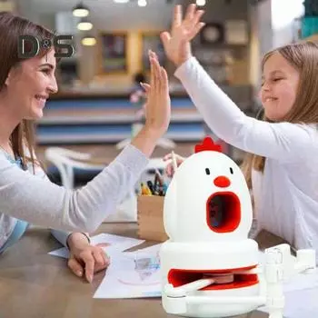 Детский автоматический робот для рисования с 180 карточками, интерактивный обучающий робот для рисования, обучающая игрушка, обучающее пособие для малышей, мальчиков и девочек, подарок белый