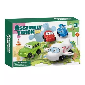 Детский автомобиль, строительство автомобиля, электрический ролик, динозавр, обмотка, горная дорога, железная дорога, спидер, игрушка One Size белый