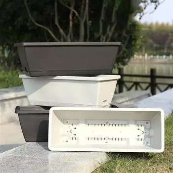 Детский балкон, бонсай, дизайн дренажного отверстия, съемный поднос, ваза из смолы, горшок для суккулентов, детский балкон, бонсай, садовые принадлежности красный