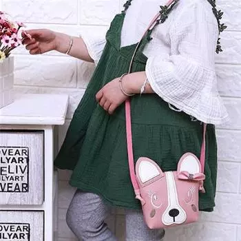 Детский бант, милый животный принт, детская киска, держатель для карт, сумка на плечо, мини-сумка, подарок Carteras