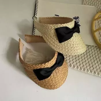 Детский бантик Папирус Пустой цилиндр Соломенная шляпа