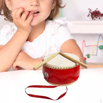 Детский барабан, ритм с барабанными палочками, ударные инструменты, round waist drum